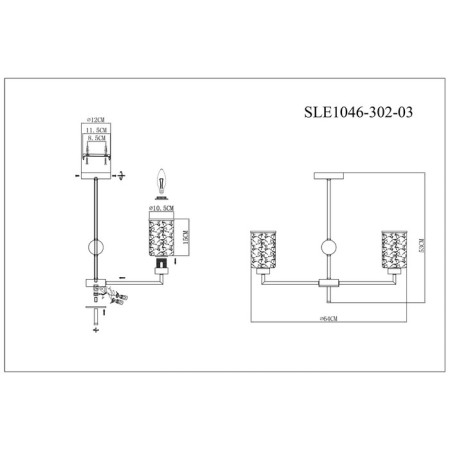 Ceiling EVOLUCE lamp. Sle1046-302-03. Vestre. 3x60 watts, E27, 64x64x53 cm, bronze color-5
