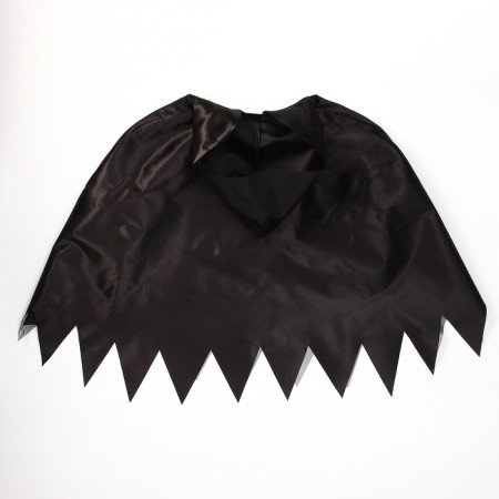 Carnival cape "terrible ghost", length 60 cm, black color-4