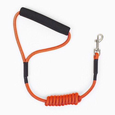 A set of ammunition with a soft breathing harness and a round leash 120 x 1 cm, red-10