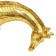 Decorative "Giraffe with parrots", 260 × 80 × 220 mm, gold color