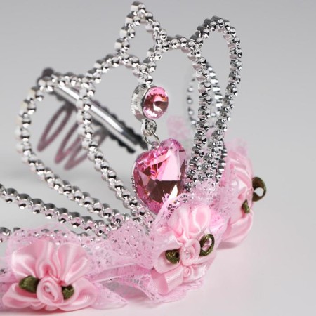 Crown "Heart", pink color-1