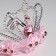 Crown "Heart", pink color