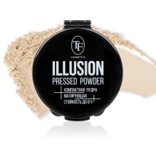 Face powder TF Illusion, compact, tone 02 light sand