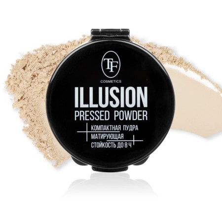Face powder TF Illusion, compact, tone 02 light sand