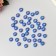 Decor for creativity Plastic "Half -Pester with a Straza Straz" set 40 pcs 1x1x0.5 cm