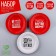 A disposable paper plate "This is your day", a set of 6 pcs.