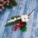 Decor "Winter Dreams" Cotton Berries Fir Sniffs, 21 cm