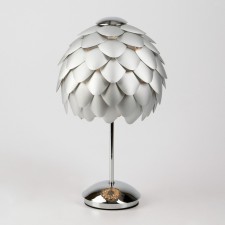 Настольная лампа Cedro 60Вт E27, хром 25x25x38 см