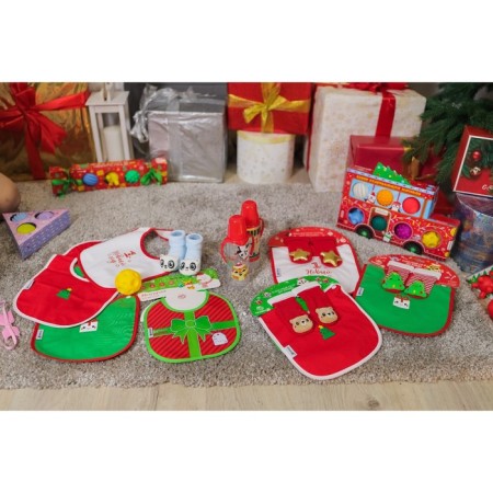 Badion "Our Gift" Swap on the ties, PVC, New Year's gift packaging, Kroshka I-5