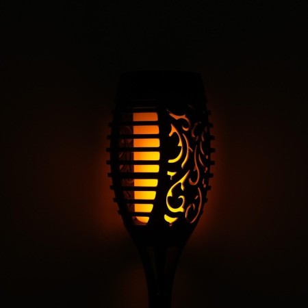 Garden lamp on the solar battery "Fakel", 8 × 50 × 8 cm, 12 LED, flame effect-3