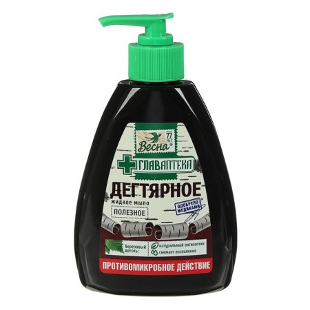 Liquid cream soap "Spring", tar, 280 g