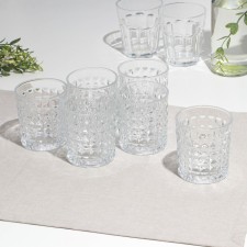 A set of glasses, glass, d = 8 cm, h = 9 cm, 270 ml, 6 pcs