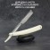 Dangerous razor, shavett, without blades, 24 × 2.5 × 1.3 cm, plastic, white/silver color
