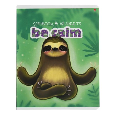Notebook of 48 sheets in the Caribbean Lanvers cage, covered cardboard, matte lamination Soft Touch, mix-6