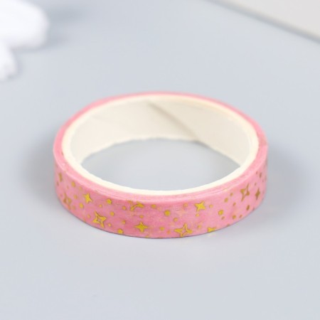 Sticky tape paper "Fashion" set 10 pcs width. 0.8 cm dl. 2 m 8.5x4x1 cm-2