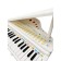 Musical Children's Center-Piano Everflo Maestro, white color