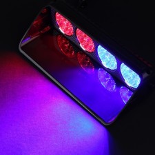 Signal strobe for windshield 36 LED, 12V, 15 modes, red-blue