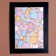 Paspartt frame size 35 × 26 cm, transparent sheet, adhesive tape, black color