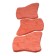 Modular coating, 55 × 42 cm, plastic, terracotta, “stone No. 1”, 1 pcs