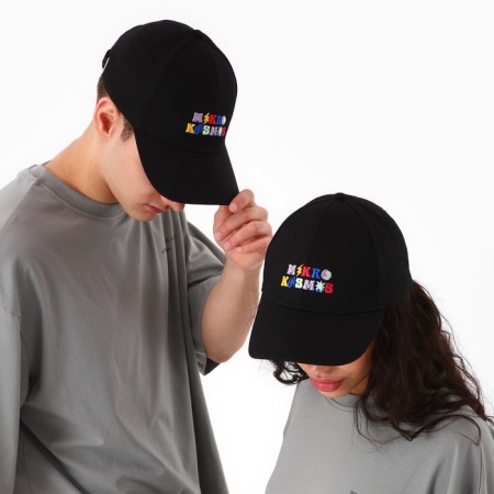 Women's cap Mikro kosmos, black color, rr 56-8
