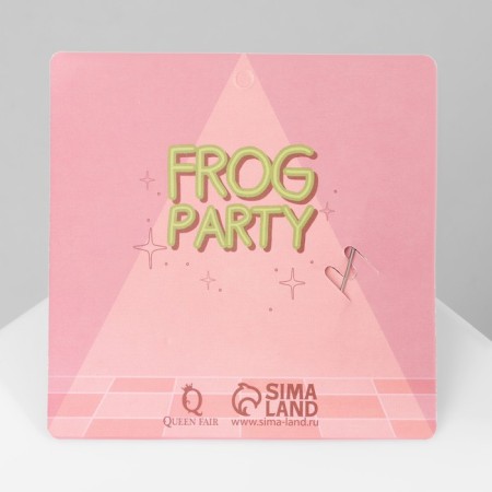 The brooch "Frog" enjoys, the color is green in matte silver-3