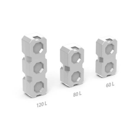 Rectangular capacity, 50 l, white-8