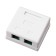 Telephone socket + network LAN, on the wall, (nest 8P88C (RJ-45) + Nest 6P4S (RJ-11)) Rexant 108