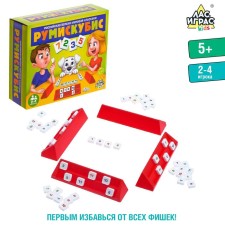 Board game for Rumiskubis logic, 2-4 players, 5+