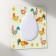 Magnet with a block for the records "Chicken or egg?" 12.5x12.5 cm