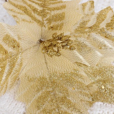 Decor "Brill" with a carved flower, 19x15 cm, gold-1
