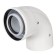 The chimney element Rommer RCA-8610-010090, condensation allocation, D = 60/100 mm, 90 °