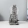Plasma ball "Pisa tower" gray 14x10x16 cm Risalux