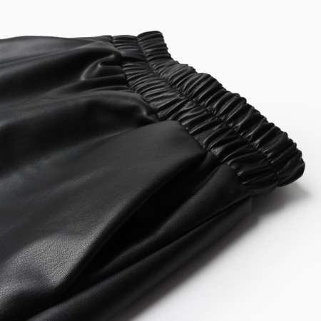 Direct pants for girls kaftan p. 38 (146-152 cm), black-4