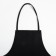 Apron Dilyana "Classic", central black, 80*60 cm, 100% p/e