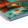 A4 notebook, 96 sheets of a cage on a crest in the world of eyes, glossy lamination, multi -level perforation, block 65 g/m2