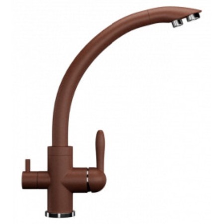 Kitchen mixer Ulgran u017-307, terracotta color