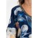 Female blouse, size 42, blue, beige color