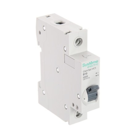 The circuit breaker SE CITY9 SET, V, 10 A, 1P, 4.5 KA, 230 V-1