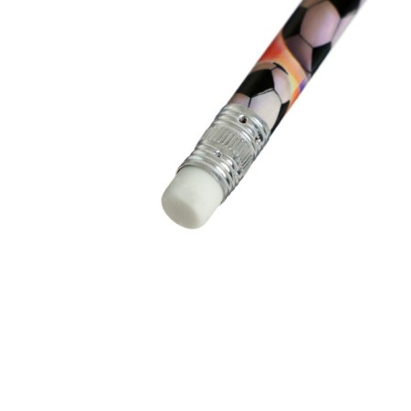 Black pencil with Calligrata Football Eraser, HB hardness, mix-5