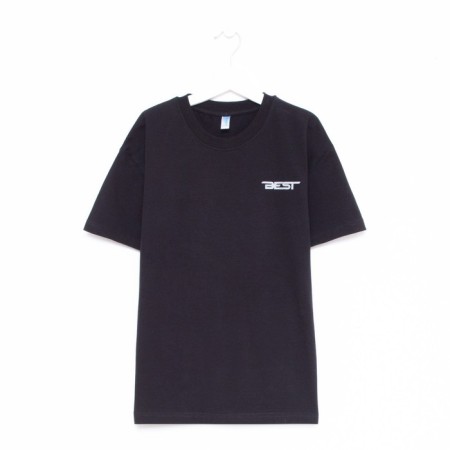 T -shirt for a boy, black color 146 cm