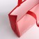 Bag without fastening, pink color
