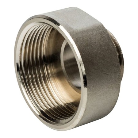 Adapter Stout SFT-0008-001121, 1 1/2 "x 1", internal/outer thread, nickel. brass-2