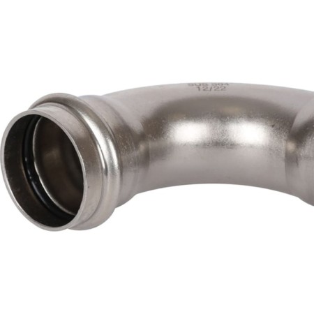Two-Frame Rommer RSS-0003-000035, VPR-UPR, D = 35 mm, 90 °, press, stainless steel. steel-4