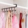 Kitchen holder suspended with 6 items, 1.5 × 28 × 7.5 cm, white color