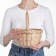 Basket "Berry Bully", No. 1, Dodno = 12 cm, Dopt = 20 cm, h = 12/25 cm, manual weaving, vine