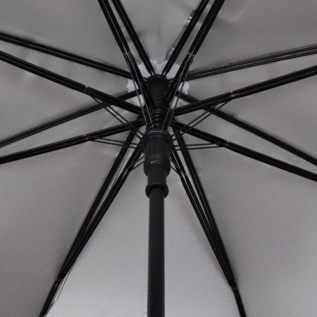 Umbrella - semi -automatic cane "plain", 8 spokes, r = 58 cm, black color-5