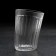 The glass is "drunk", faceted