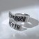 Ring with the inscription "Compose dreams", the color of silver, dimensionless