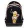 School backpack 40 x 26 x 19 cm, ergonomic back, Hatber sreet "Fashionable corn" NRK_77089
