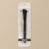 Premium makeup brush, beveled, 18 (+/- 1) cm, black color